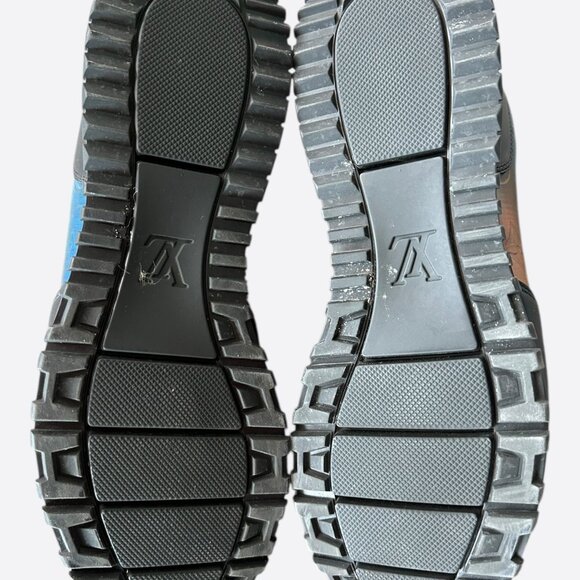 Louis Vuitton Black & Prism 2054 Monogram Iridescent Runaway Sneakers - Picture 7 of 8